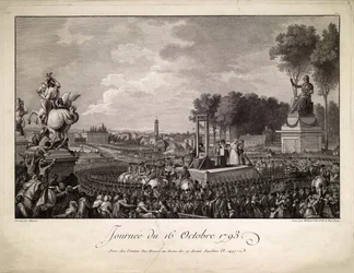 Jornada del 16 de octubre de 1793 La ejecución de María Antonieta el 16 de octubre de 1793