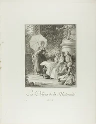 Las delicias de la maternidad, de Monument du Costume Physique et Moral de la fin du Dix-huitième siècle