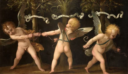 Alegoría con querubines alados, c. 1635