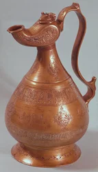 Jarra, de Jorasán, Irán, 1218 (cobre)