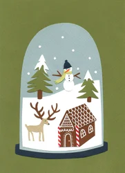 Snowglobe, 2014 (papel cortado)