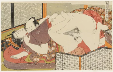 En los barrios del placer, n.º 3 de Doce encuentros en el camino del amor (Shikidō torikumi jūniban)