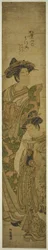 La Cortesana Matsukaze del Matsubaya y su Asistente