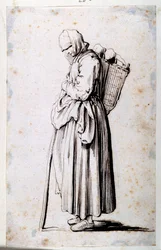 Figura con cesta