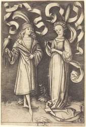 El halconero y la dama noble