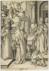 El sumo sacerdote rechazando la ofrenda de Joaquín, c. 1490-1500
