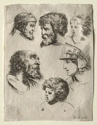 Libro para Aprender a Dibujar: Seis Cabezas Retrato