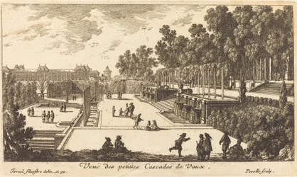 Vista de las pequeñas cascadas de Vaux