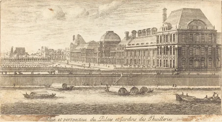 Vista y perspectiva del Palacio y Jardines de las Tullerías