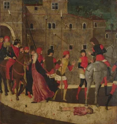 La petición de la viuda, entre 1475 y 1500