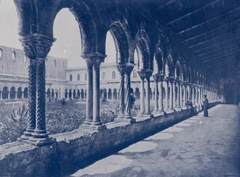 Italia: Monreale, claustro benedictino