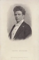 Pietro Mascagni, compositor italiano de la ópera Cavalleria Rusticana