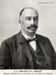 Retrato de Giovanni Giolitti (1842-1928), político italiano