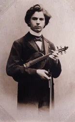 Retrato de Jan Kubelik (1880-1940) Violinista y compositor checo