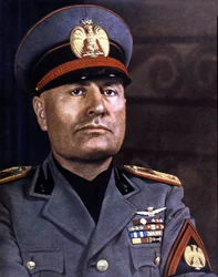 Retrato de Mussolini