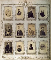 Risorgimento: retratos de los Mil (o Camisas Rojas), que participaron en la expedición de Giuseppe Garibaldi. 1860-1861. Estudio Pavia en Génova. Museo del Risorgimento Roma