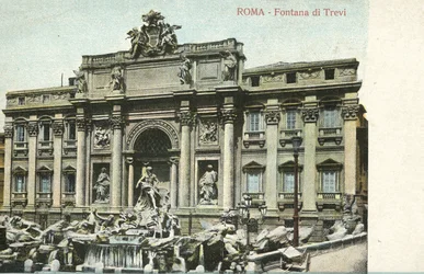 Roma, Italia, Fuente de Trevi