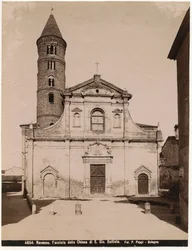 Iglesia de San Juan Bautista, Rávena, Emilia-Romaña, Italia, fotografía de Pietro Poppi, Bolonia, ca 1900