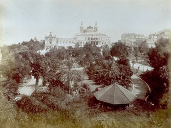 Los jardines de Boulengrins anexos al Casino en Montecarlo