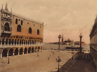 Venezia / Venecia: Piazzetta (foto en color)