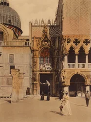 Venecia / Venice: Porta della Carta (foto en color)