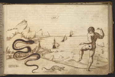 Agregar. 82955, f.115 Serpiente (