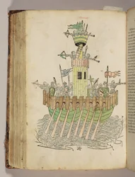 Una ilustración de De re militari (Sobre las artes militares) de Robertus Valturius (1413-1484)