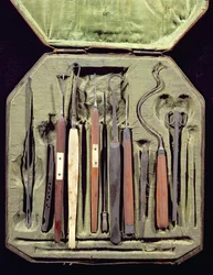 Caja de instrumentos oftálmicos