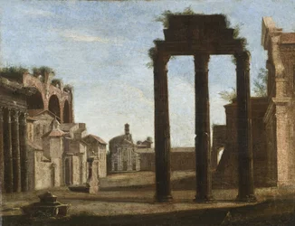 Campo Vaccino en Roma, c.1650