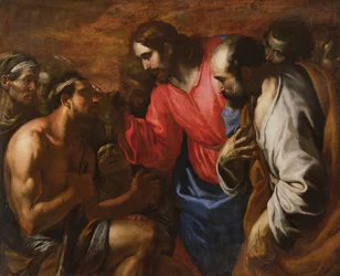 Cristo curando al ciego de Jericó