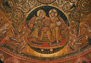 Coronación de la Virgen, 1296