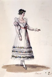 Diseño de vestuario para Susanna, de 
