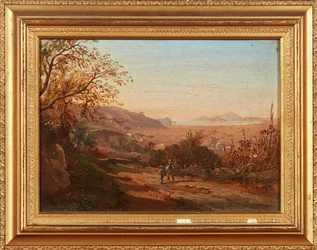 Figuras en un Camino, Pianura Di Bagno