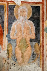 Fresco - San Onfrío el Ermitaño