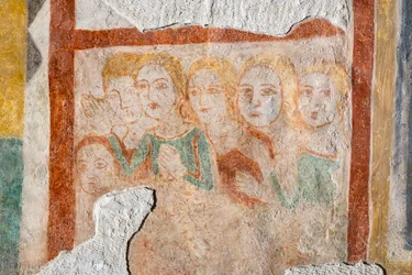 Fresco - grupo de fieles
