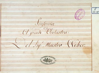 Frontispicio de la ópera 