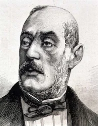 Giuseppe Ferrari (1811-1876) Historiador y Filósofo Político Italiano (grabado)