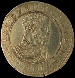 Plato de oro perteneciente a Cosimo I (1519-74) de