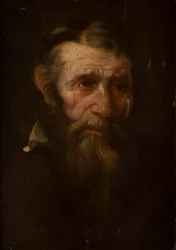 Boceto de la cabeza de un hombre