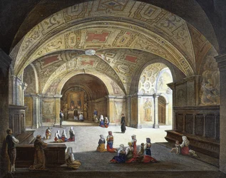 Interior, Abadía de Monte Cassino
