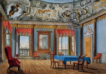 Interior de un palacio veneciano