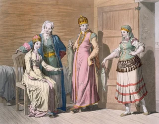 Interior con Mujeres Circassianas, c.1820s-30s