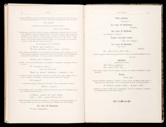 Libreto de Tosca de Giacomo Puccini, Edición Ricordi, Italia