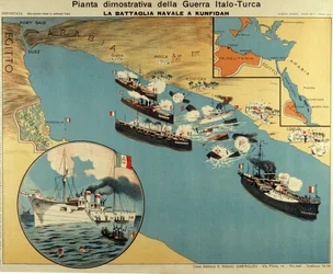 Mapa de la batalla de Kunfuda Bay