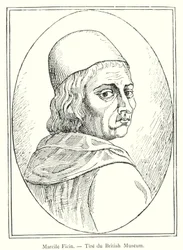 Marsilio Ficino, tomado del Museo Británico