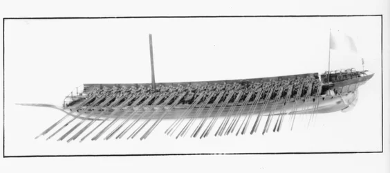 Modelo de una trirreme veneciana