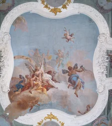 Escena Mitológica con el Zodiaco