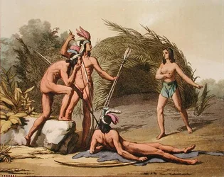Nativos de Guyana, de 