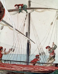 Antiguos oficios napolitanos: un barco de pesca