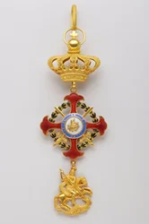 Orden de San Jorge de la Reunión: insignias pertenecientes a los soberanos de la Casa Real